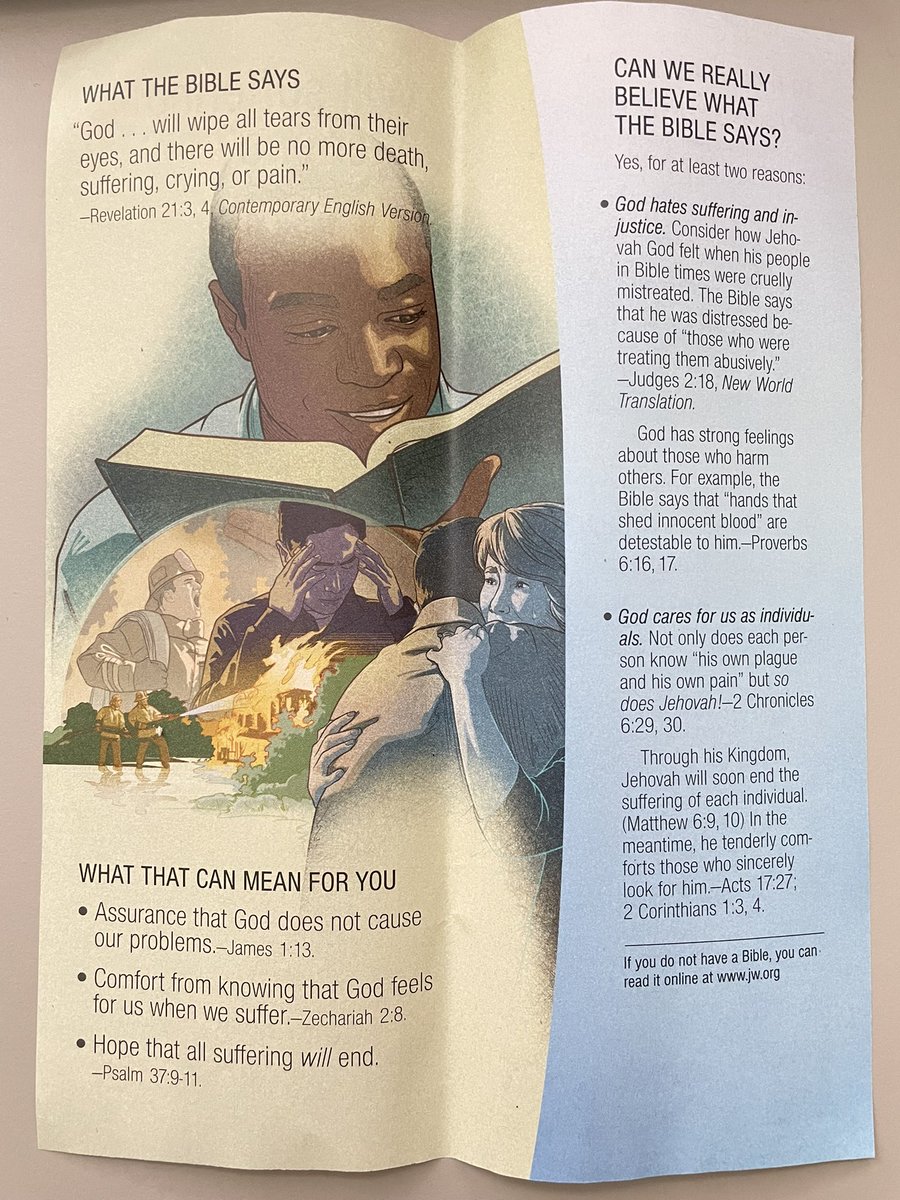 Quand tu attends un colis mais que ce n’est pas le facteur qui sonne (mais bonne nouvelle apparemment dieu “will wipe all tears from their eyes, and there will be no more death, suffering, crying, or pain.”)