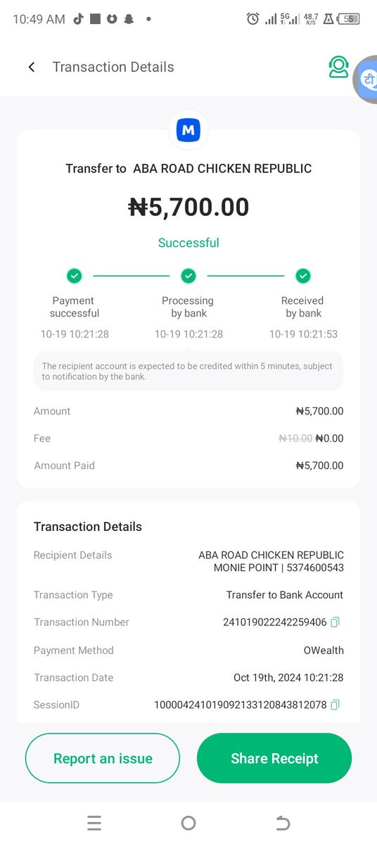 Puresucez's tweet photo. @ChickenRepublic @chowdeck One of your staff Esther Mike at your branch in Aba Road Port Harcourt apparently insulted and treated me like a nuisance because I'd already avoid before  making a request and said I'm not a customer.

After spending over 6000 naira with your outlet.

Please if you guys are ... https://t.co/spa6WF1XMD