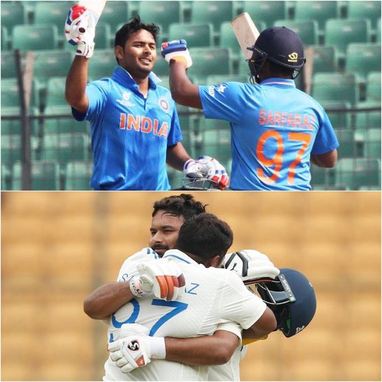 gaurav5pandey's tweet photo. जोड़ी टूट गई, लेकिन बेमिसाल है..

#SarfarazKhan
#RishabhPant #sarfrazkhan #Sarfu #sarfaraz https://t.co/hfq588NfBz
