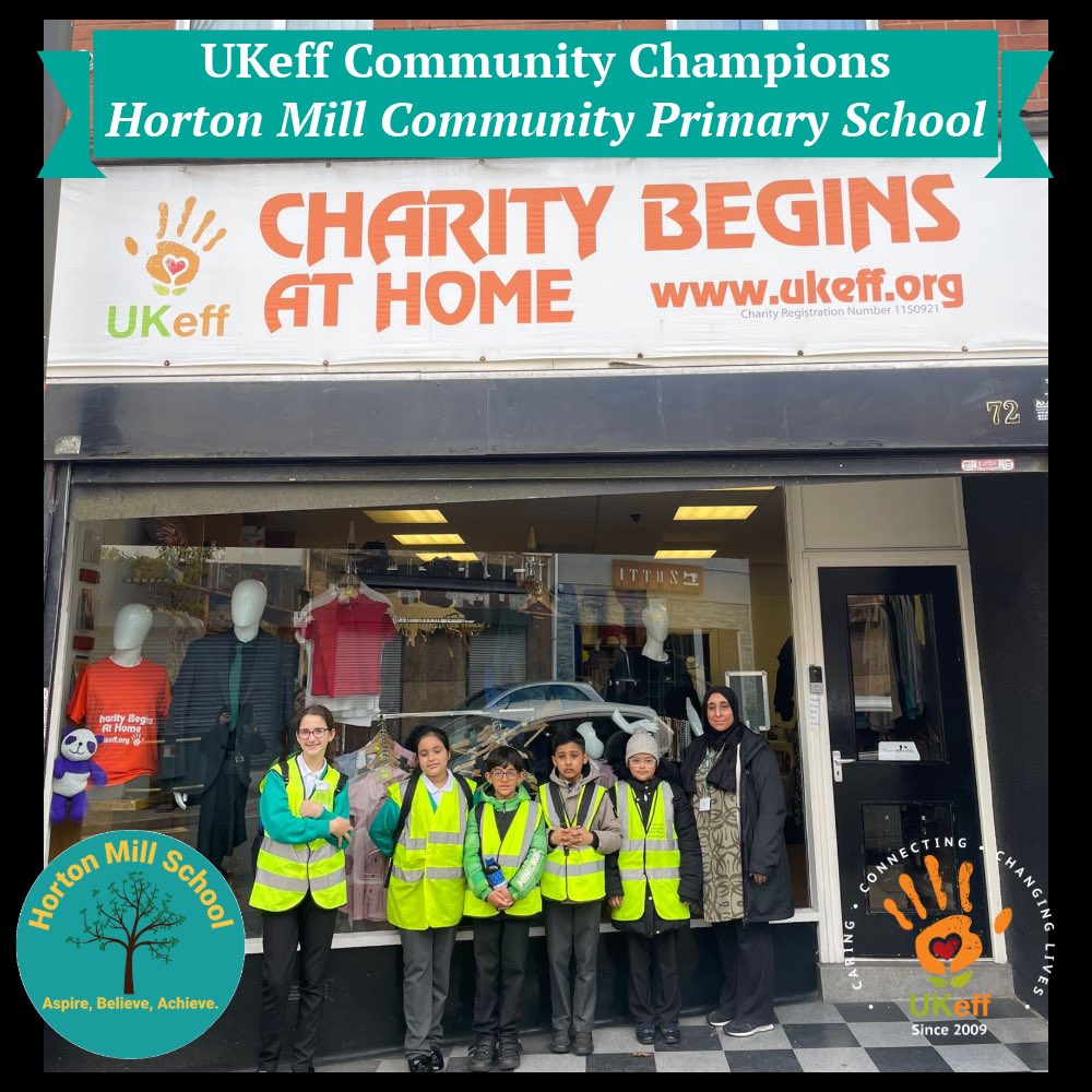 UKEFF_HQ's tweet photo. 🏆 UKEFF COMMUNITY CHAMPIONS from @HortonMill visited us last week to deliver the food #donations they have collected. 

⭐️ We are immensely grateful and proud of all of you at @HortonMill - You are true #communitychampions 

#oldham #oldhamhour #localcharity #oldhamcharity https://t.co/7VXZjJDY8F