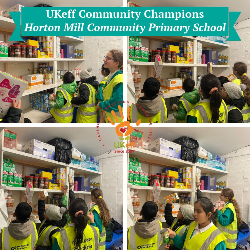 UKEFF_HQ's tweet photo. 🏆 UKEFF COMMUNITY CHAMPIONS from @HortonMill visited us last week to deliver the food #donations they have collected. 

⭐️ We are immensely grateful and proud of all of you at @HortonMill - You are true #communitychampions 

#oldham #oldhamhour #localcharity #oldhamcharity https://t.co/7VXZjJDY8F