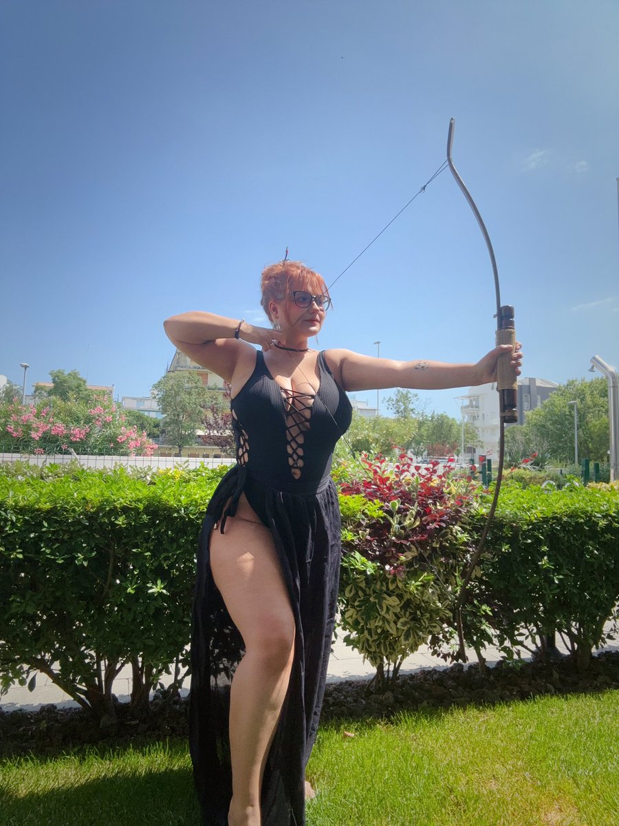 Can we ratio Logan with a pic of me showing off my new bow?