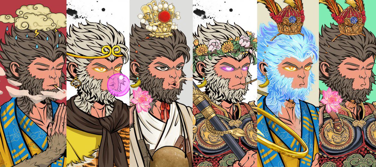 zhou1364144's tweet photo. 🎁玩厌了西方的NFT和meme币，来看看Solana上的wukong，抽15个白名单  
国际顶尖团队打造，设计师来自于 NintendoAmerica

目标打造市值最高的东方NFT和meme币，白名单送5000个币，可折扣价 Mint NFT，持有 NFT 获得大量 wukong 代币空投，还能质押挖矿代币。

参与方式：
1️⃣ 关注我和@eastwukong
2️⃣ 点赞、转发，并留言你的 SOL 地址
3️⃣ 加入 https://t.co/l1yNbsvZK4