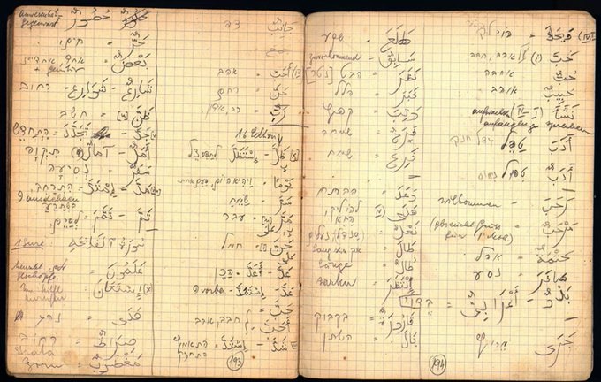 19 October 1944 | Dr. Mojzis Woskin-Nahartabi, a professor of Semitic languages, was deported to #Auschwitz from #Theresienstadt ghetto. He was murdered in a gas chamber after arrival selection.

In Theresienstadt, he taught Arabic &amp; Hebrew. See a Yad Vashem article about this