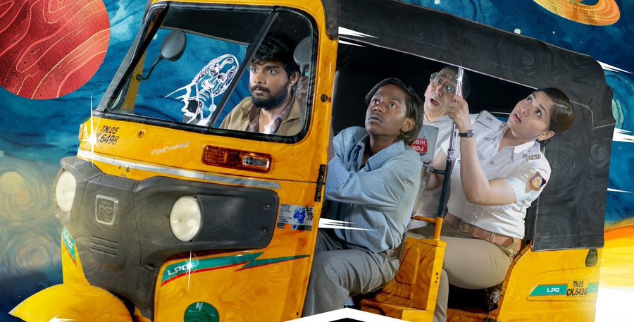 skpeter22's tweet image. #RocketDriver [Ratings : 3.5/5]😌
Unique attempt from kollywood with an interesting idea 🤝🏽vishvath and kaathadi and small boy all of their roles r good ❤️also comedy worked in many places 🫂 runtime is a major plus 👍 screenplay have been better and sunaina role 👎🏼overall neat😃