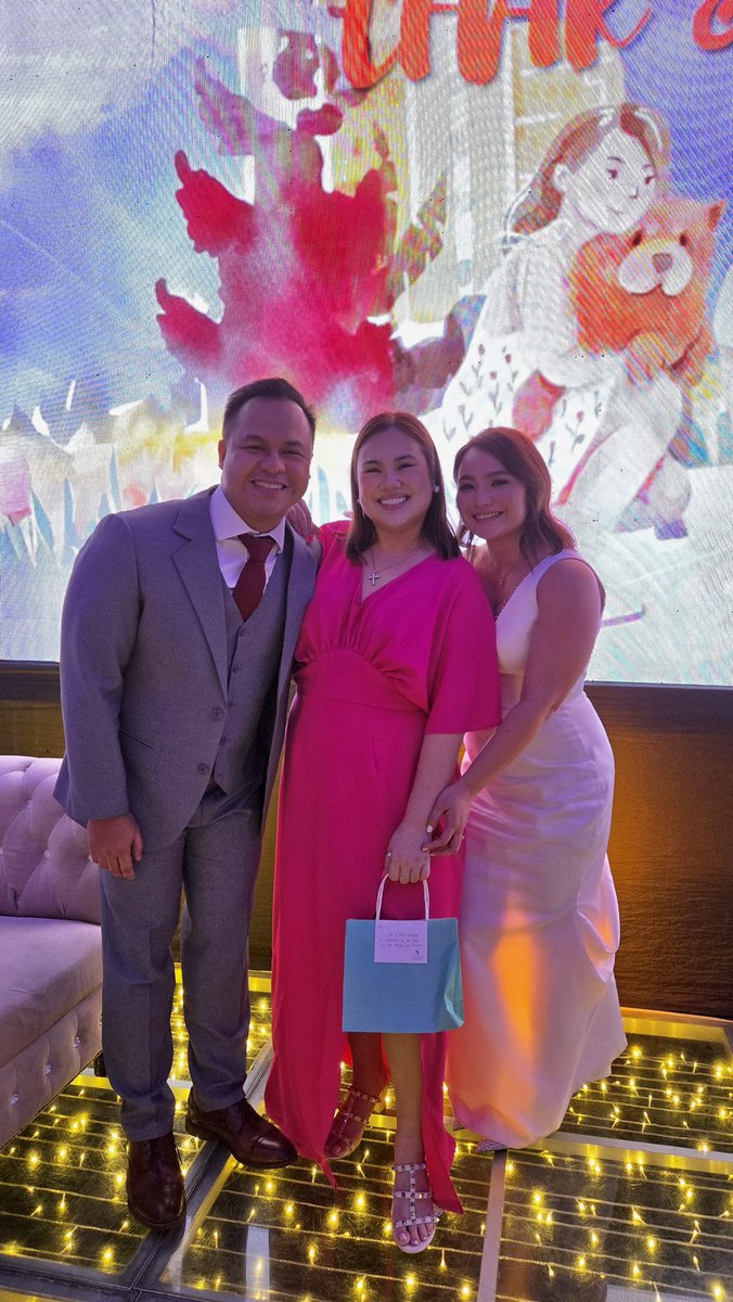 vmgasia's tweet photo. Pretty in pink 🎀 Tin hosted Char &amp; Motie’s wedding! ✨ 

#TinGamboa #DJSuzy899 #VMGTalent #HostingPH #HostPH https://t.co/4fHD7r0jS2