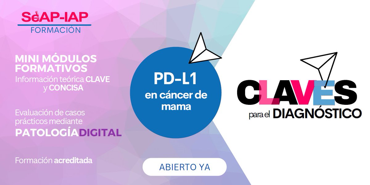 Los biomarcadores son fundamentales para guiar tratamientos personalizados que mejoran la calidad de vida y esperanza de nuestras pacientes. La ciencia avanza, y nuestro conocimiento también debe hacerlo.
#diamundialcancerdemama #BreastCancer 
ℹ️ campusvirtual.seaponline.es