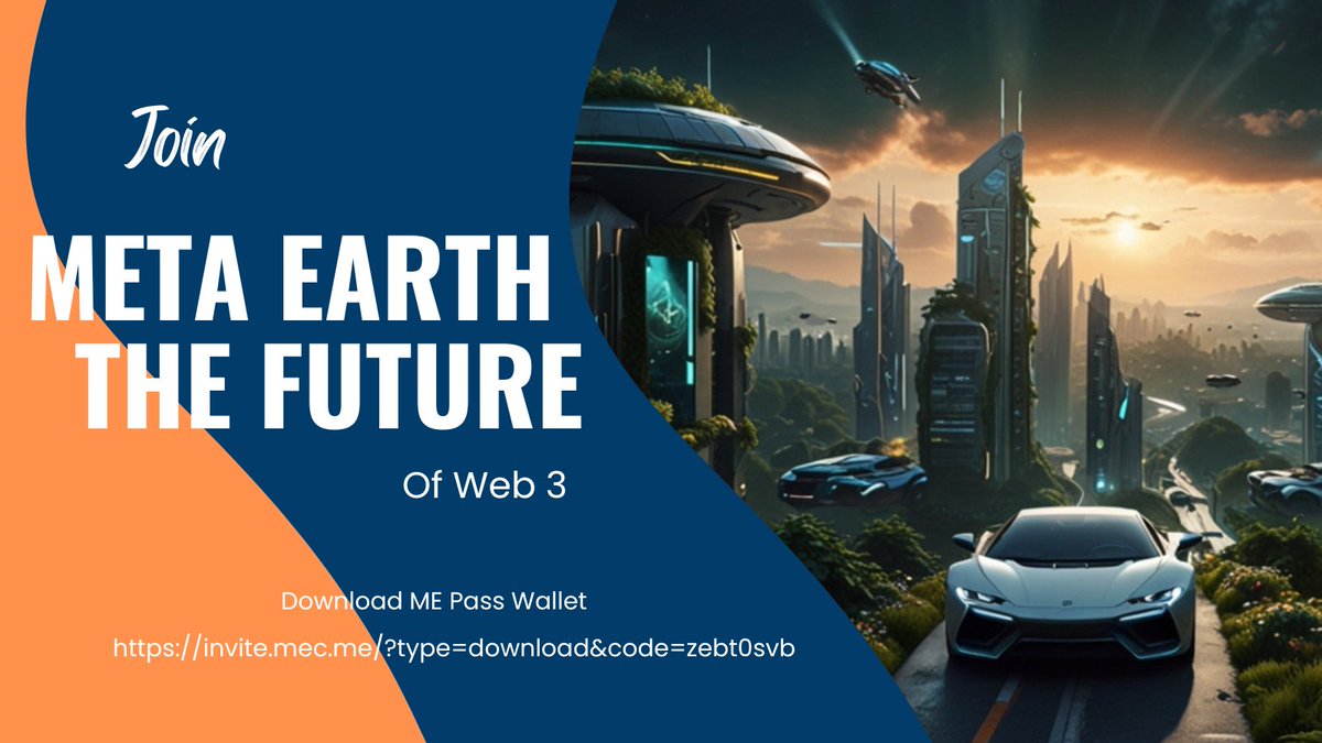 khan23707's tweet photo. 🌟 Ready to unlock the full potential of the Meta Earth ecosystem? Download your **ME Wallet** today! 📲✨ Safeguard your assets, earn rewards, and be part of our growing community. Don’t miss out—get started now! 🚀 #MEWallet #MetaEarth #Airdrop https://t.co/kF9pl7Vxza
