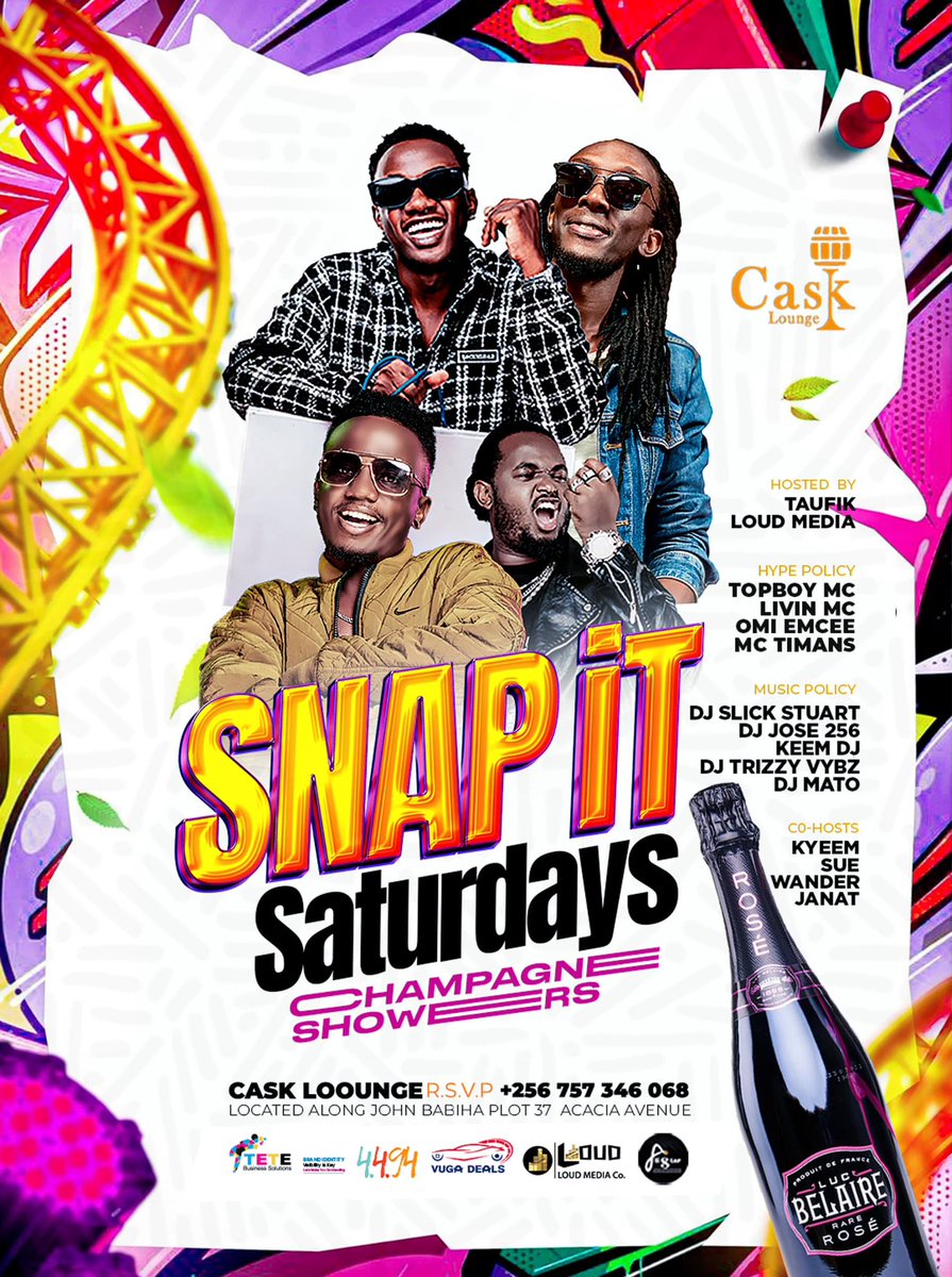 CaskLoungeKla's tweet photo. Saturday night is about to get wild 🔥Join us and let’s turn it up! We’re all about endless dancing, great vibes, and moments you won’t forget. 💯 

#SnapItSaturday https://t.co/IONsnBAvSR