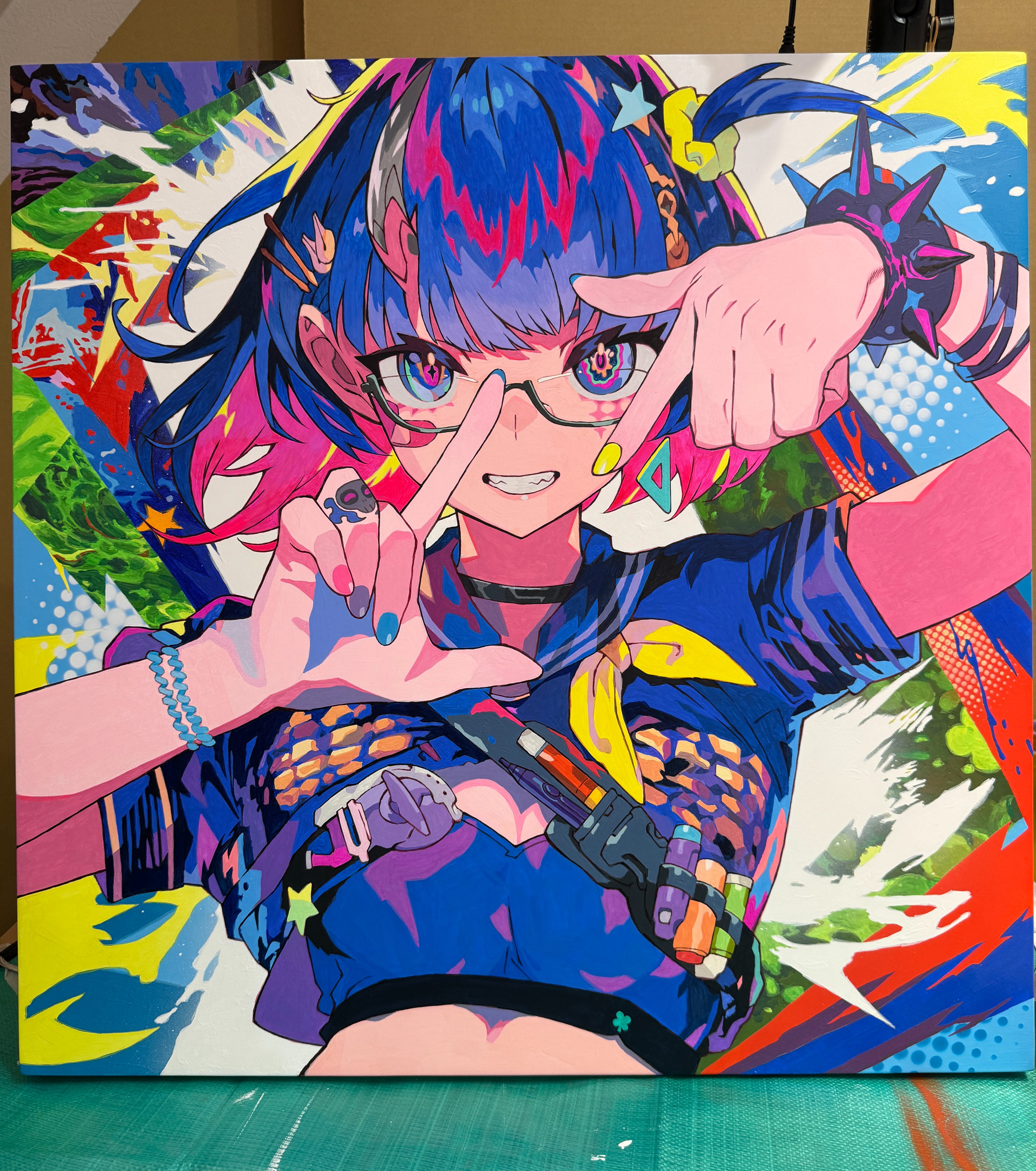さいとうなおき l Canvas Art展_Small Edition さいとうなおき 『業 - NARIWAI - 』発売記念 Metal Canvas Art