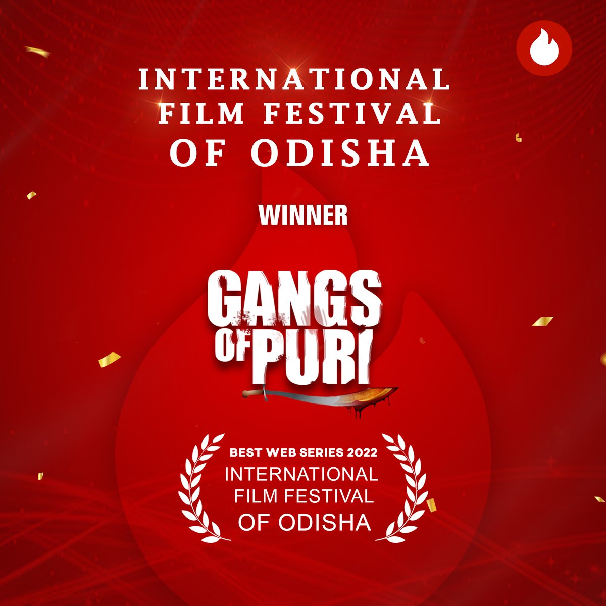 KancchaLannka's tweet photo. We won big at the IFMA's International Film Festival of Odisha Awards for two consecutive years.

💗Hearts out to everyone! ✨

#kancchalannka #OTT #bestwebseries #awardwinning #KancchaLannka #streaming #odia #WatchNow #Barang1999 #gangsofpuri #gangsofpuriseries https://t.co/qG9VzkoYVo