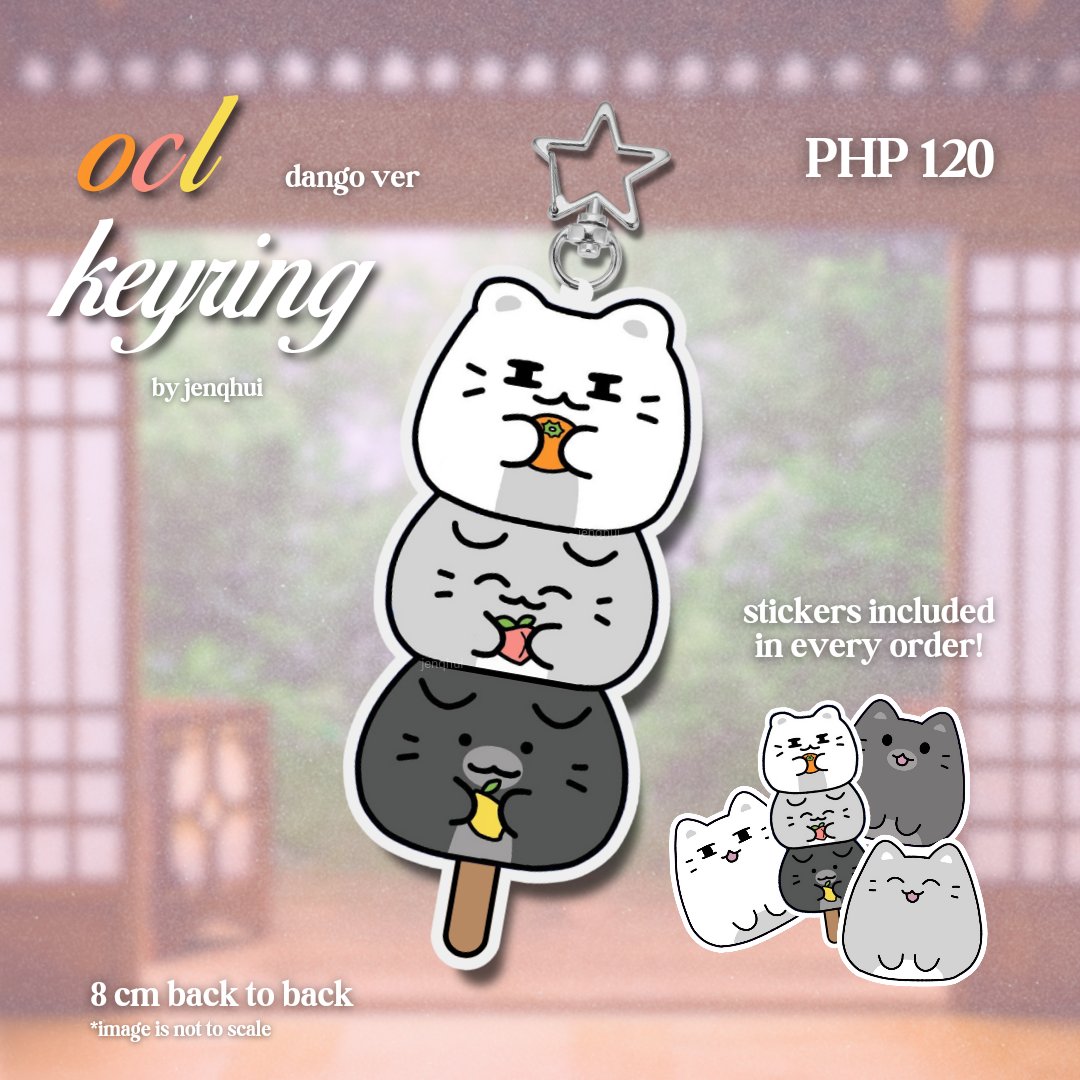 jenqhui's tweet photo. 🍊🍑🍋
🐱🐱🐱

seventeen miniteen ocl dango inspired acrylic keyring
★ each keyring comes w/ sticker set
★ first 10 orders have a special gift

DOO: 11/06
DOP: PAYO

order here → https://t.co/NoS2fwudU2
all details are in form ♡

🇵🇭 ph based
💌 dm for ww go https://t.co/zQ4PMJbiow