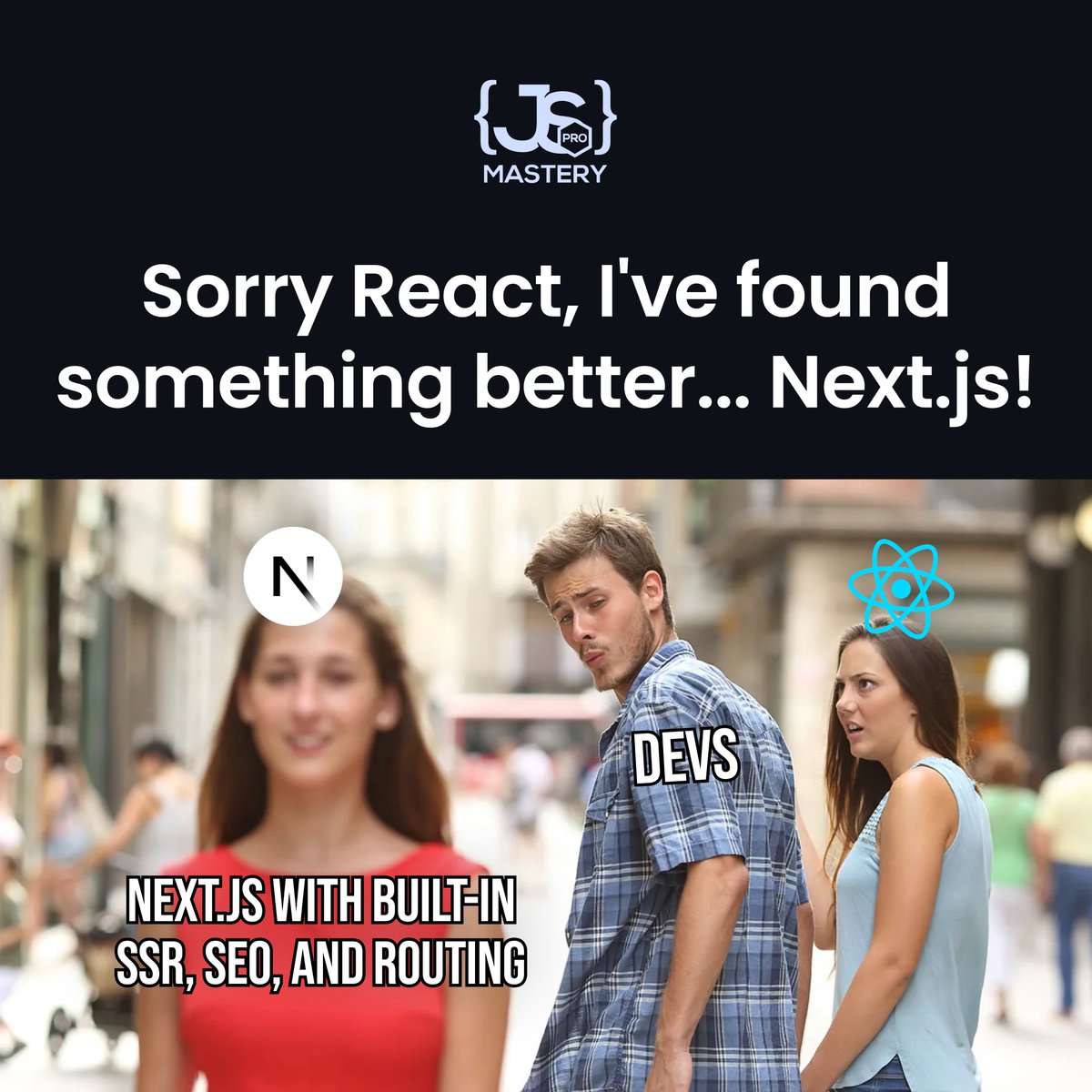 jsmasterypro's tweet photo. 😉🤣 #nextjs https://t.co/pLQYLGd896