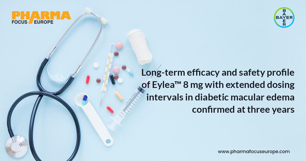pharma_eu's tweet image. New #ClinicalTrial results! @Bayer &amp;amp; Regeneron’s PHOTON study shows #Eylea 8mg offers sustained vision improvement for DME patients w/ fewer treatments over 3 years! 

pharmafocuseurope.com/pressreleases/…

#Ophthalmology #DME #VisionCare #MedicalInnovation