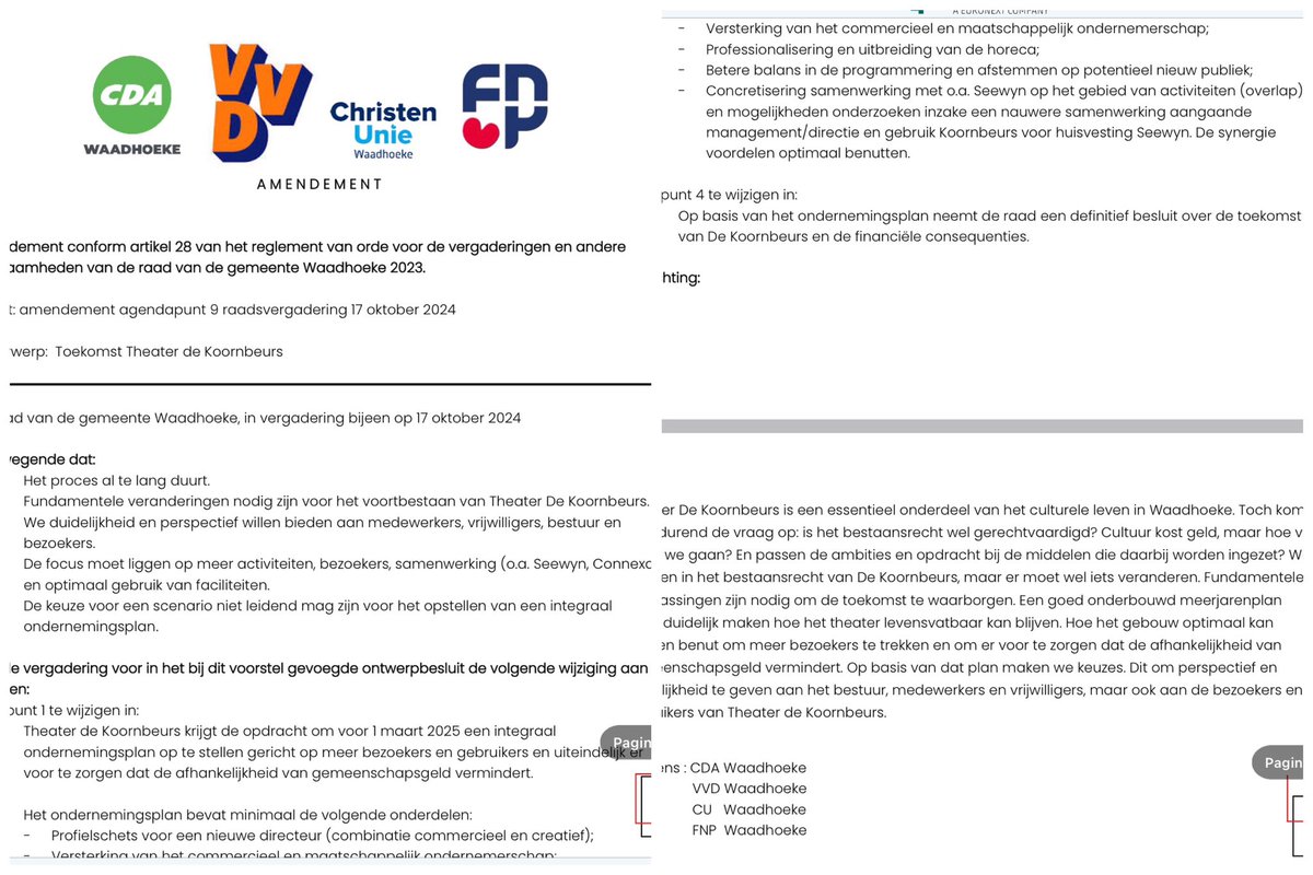 Er is een goed onderbouwd en integraal ondernemingsplan nodig voor de Koornbeurs in Franeker, zei onze woordvoerder Teun de Jong. VVD Waadhoeke diende, samen met <a href="/CDAWaadhoeke/">CDA Waadhoeke</a>, <a href="/FNPWaadhoeke/">FNP Waadhoeke</a> en #CU Waadhoeke een amendement hierover in, dat is aangenomen. Vandaag in <a href="/lc_nl/">Leeuwarder Courant</a> .