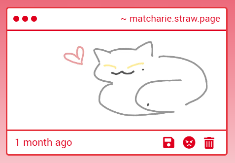 GUYS I LEGIT ALMOST FORGOT MY STRAWPAGE ACC BUT I GOT IN AGAIN AND GOT THE CUTEST THING EVER.......😭😭😭❣️❣️ THANK YOU SO MUCH !!!!
pls appreciate these masterpieces with me 