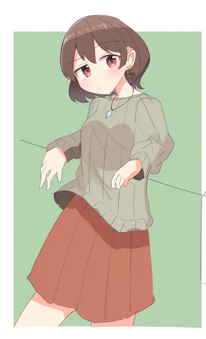 落書き女の子 