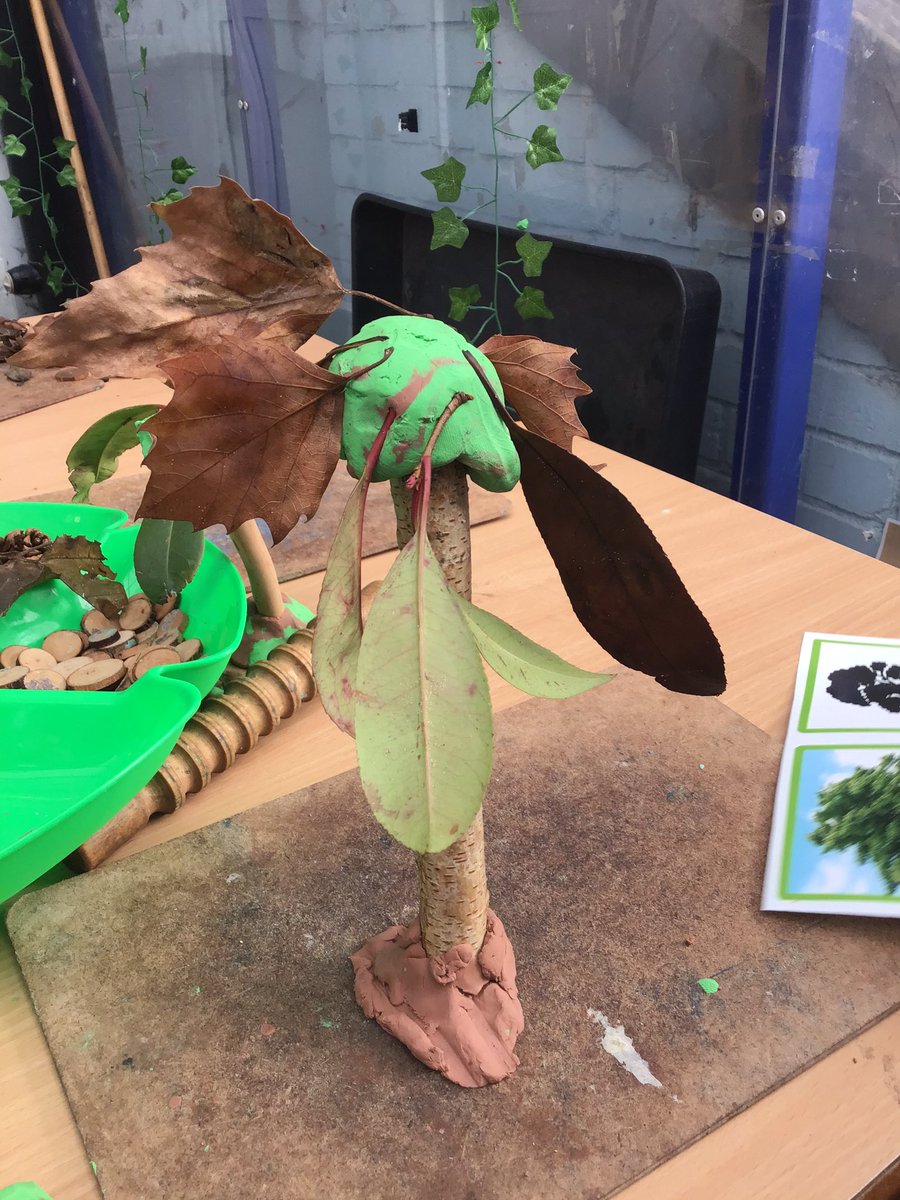 Morningside_ps's tweet photo. #Reception made trees using a variety of materials #EYFS #Exad #utw #outdoorlearning #finemotorskills #art https://t.co/tosiq5mg54