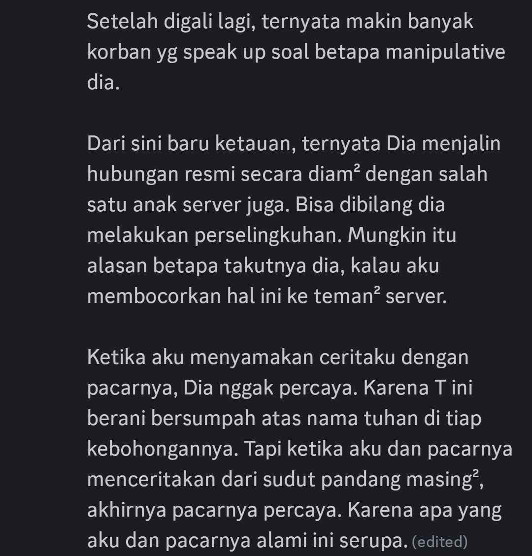 haisayahaisa's tweet image. Halo guys, Mohon maaf krn pendekatan aku buat kasus ini salah, menjadi bola liar, &amp;amp; ladang fitnah

Aku sudah dapet consent dari korban &amp;amp; diperbolehkan utk up ini ke twitter. Topan itu ada bbrp admin, yg selama ini kita kenal &amp;amp; suka bikin spes itu A.