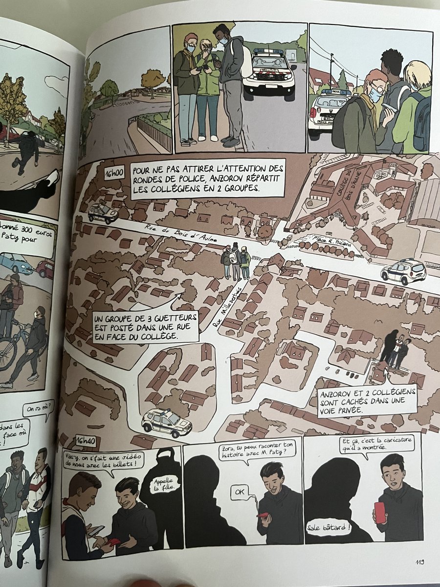 Ithyphallique's tweet photo. 📚
Lisez la BD “Crayon noir” qui raconte de l'intérieur la  descente aux enfers de Samuel Paty.
L'engrenage sur la base de faux témoignages &amp; de rumeurs.
L'institution qui fait un fait établissement contre Samuel pour “atteinte à la laïcité".
Les collègues désunis.
Tragique. https://t.co/u5zBsyxl3d