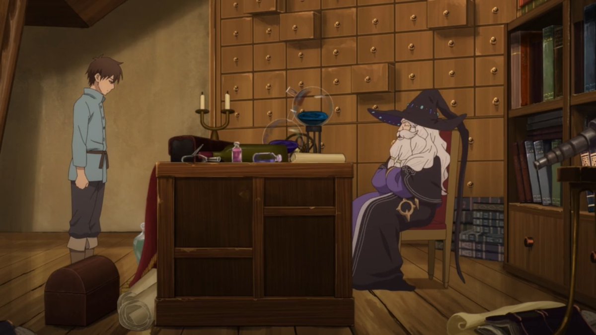 BuffoonsBar's tweet photo. Episode twelve of I Parry Everything, Ore wa Subete wo "Parry" suru: Gyaku Kanchigai no Sekai Saikyou wa Boukensha ni Naritai, 俺は全てを【パリイ】する ～逆勘違いの世界最強は冒険者になりたい～. Was really good, Flash back episode to when Noor was training as hard as he could! https://t.co/Yy3v3wzz3Z