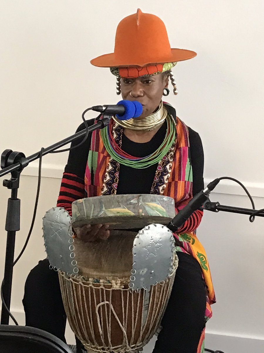 The festival had begun with an opening ritual, in which Khadijatou  Doyneh honoured the space beautifully.
This set the scene for a day which embraced cultural, spiritual and creative aspects of #menopause, focusing on celebration, joy and flourishing, not just the challenges.
8/