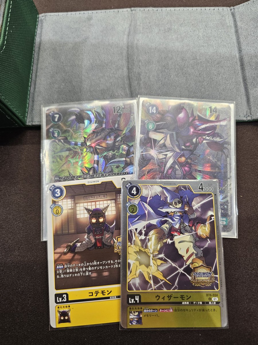 Yu_Gi_OAK's tweet image. Championship 2024 Cycle 2 Regionals - TH 🇹🇭
Deck: TyrantKabuterimon🪲
R1: Yellow Angels ✅
R2: Dark Master ✅
R3: Tao Loop✅
R4: ShineGrey✅
R5: Rainbow Hybrid✅
R6: Imperial ,⌛❌❌ Time Up Double Loss againn!!

Results: 6th / 69
#デジカ
#デジモンカードゲーム
#デジモンカード