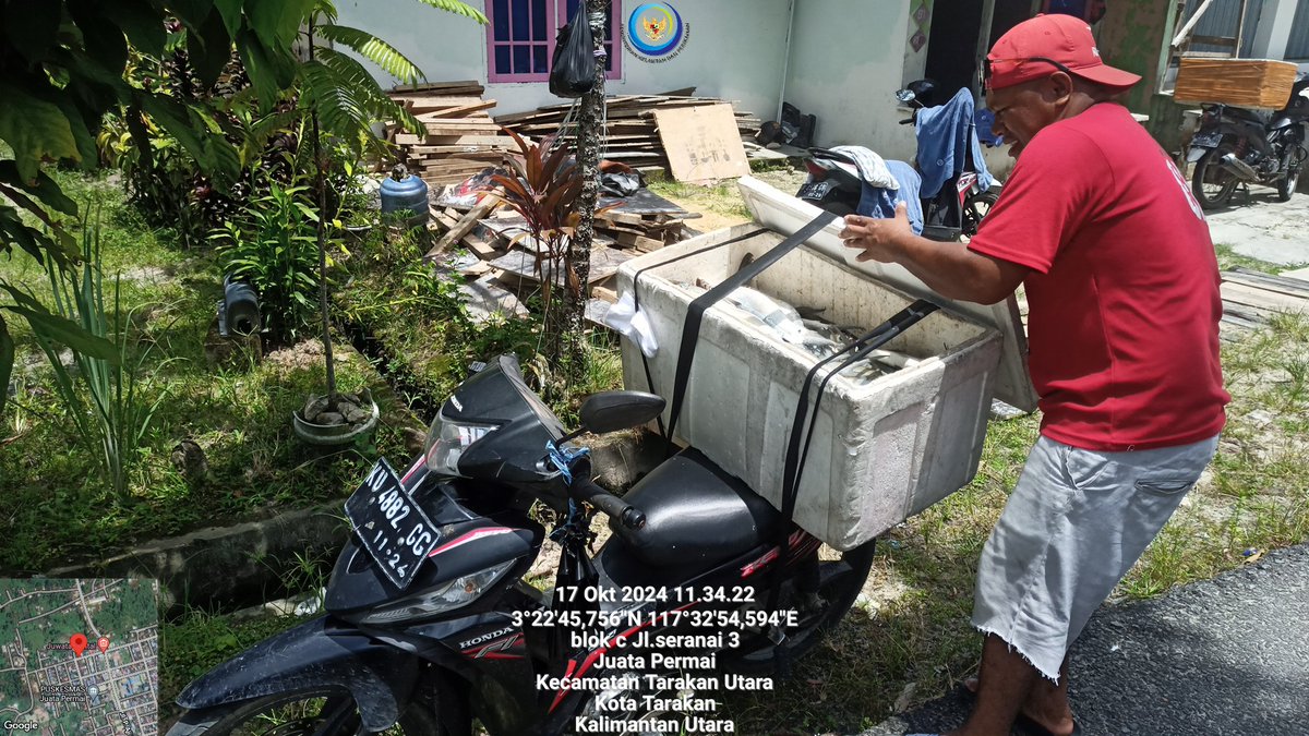 arioam17's tweet photo. Kamis (17/10), Ario Anggara M, Luhkan Tarakan, di POKLAHSAR Rukun Karya Barokah Kel. Juata Permai melaporkan produksi pemasaran ikan bandeng segar senilai 25rb/kg untuk size 7 per2kg, dipasarkan lokal Tarakan
#GiatLuhkanSatminkalBPPPBitung #PusLuh #BPPPBitung #Tarakan #Pengolahan https://t.co/Qw8FVZKQSY