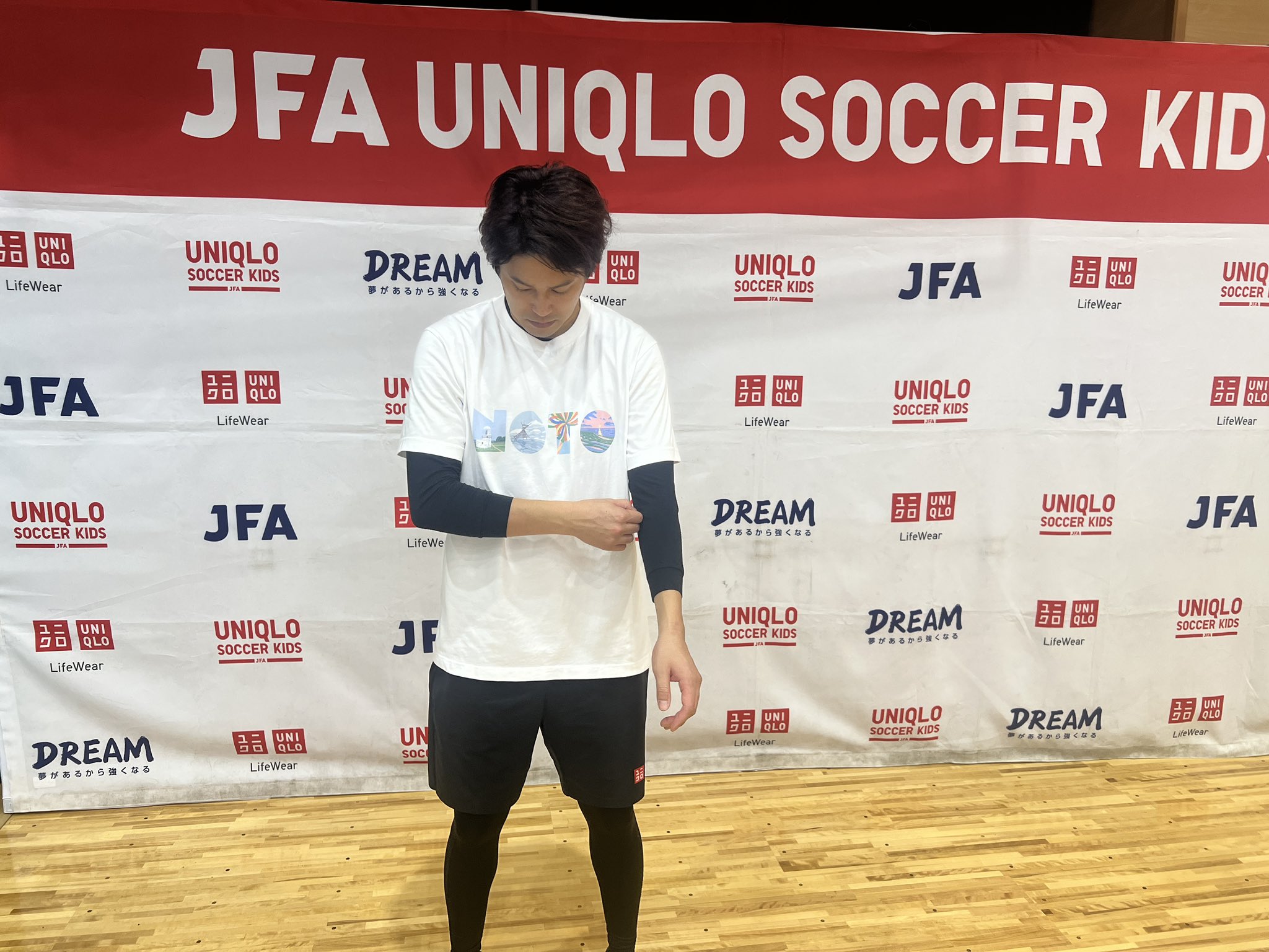 内田篤人着用モデル Proライセンス支給品 JFA テクニカルシャツ Lサイズ proライセンス JFA Tシャツ proライセンス 内田篤人着用 非売品