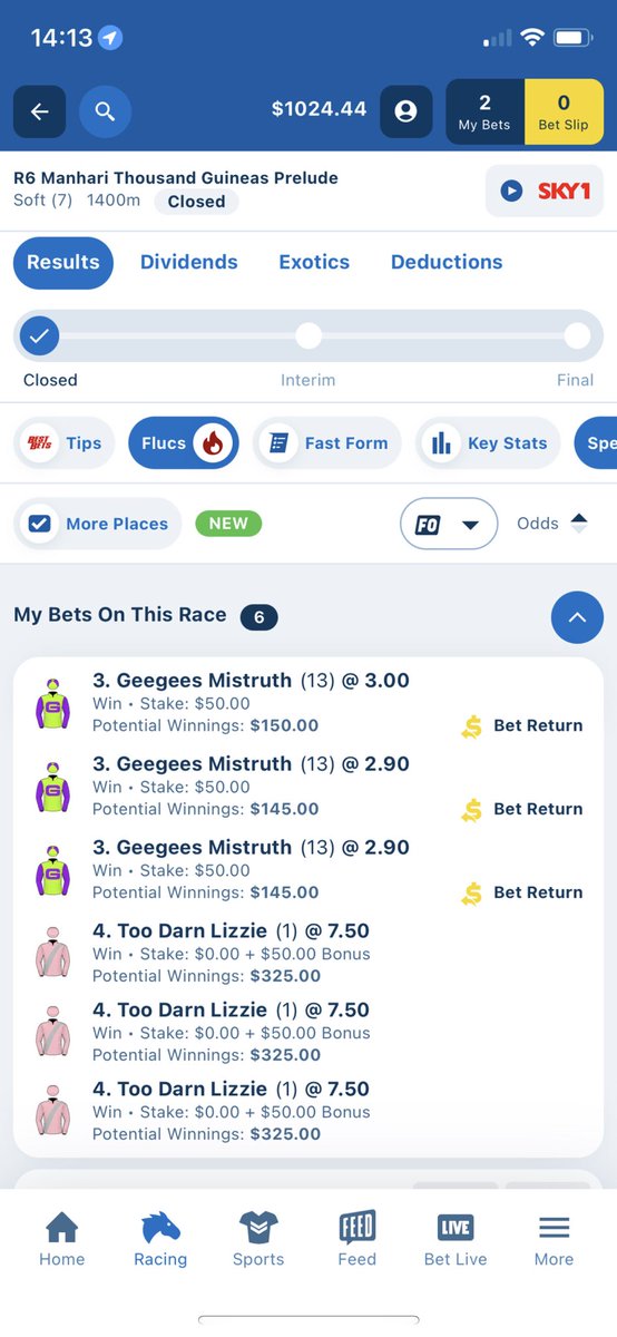 Another Saturday in the books, another fill up for our members 😁

The bots went off today, totally 1k of profit 📈🤑

All it costs is $20 a week, we are by FAR the cheapest and highest ROI tipping service in the market.

Our bots are the sharpest in the game - results speak for