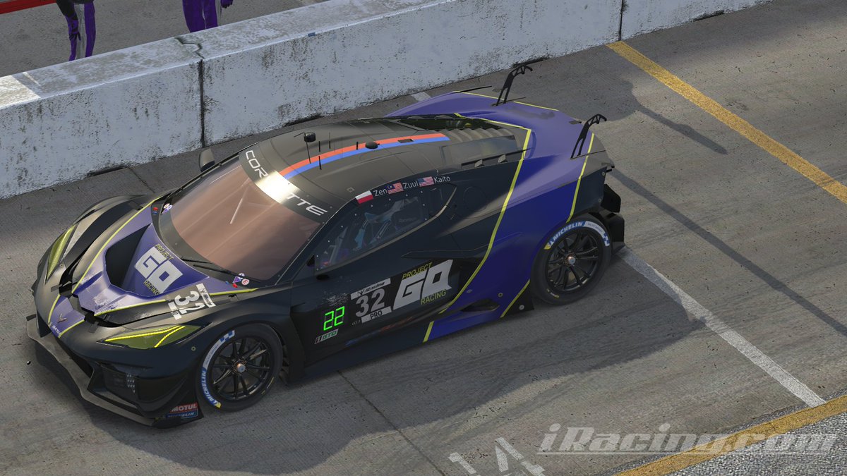 Almost 3h update:

We're running, Zuul unfortunatelly just binned the car, but it gave us some time to put on the livery on the car lmao

Oh and LMP2 is running P3 but who cares