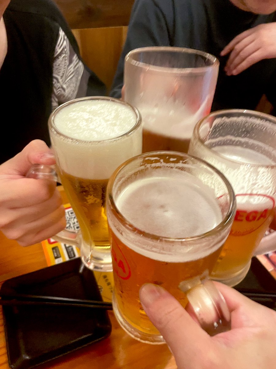 TJ_tkid's tweet photo. お久しぶりですー!!🍺🍺🍺🍺#ggyn https://t.co/51J1gvG6hO