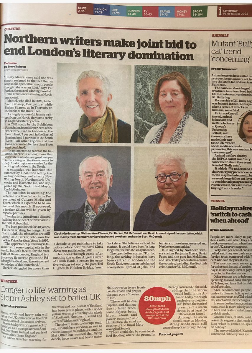 Claire Malcolm (@nwnclaire) on Twitter photo The writers have spoken! Thanks <a href="/Independent/">The Independent</a> for supporting this call for support (<a href="/DCMS/">Department for Culture, Media and Sport</a> <a href="/lisanandy/">Lisa Nandy MP</a>). I'm so heartened that our support comes from writers across the UK, not just our friends in the North. The writers have spoken! Thanks <a href="/Independent/">The Independent</a> for supporting this call for support (<a href="/DCMS/">Department for Culture, Media and Sport</a> <a href="/lisanandy/">Lisa Nandy MP</a>). I'm so heartened that our support comes from writers across the UK, not just our friends in the North.