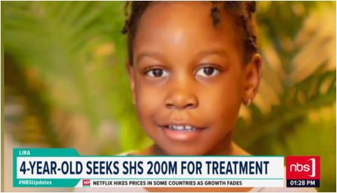 nbstv's tweet photo. A family of a 4-year old girl battling sickle cell disease is seeking for UGX 200 million for treatment. At four months, Laila Mbabazi, now aged 4, was diagnosed with sickle cell disease after she developed swollen fingers and feet. 

@OtwiiI 

#NBSYourStory #NBSUpdates https://t.co/QkkDMidYbI