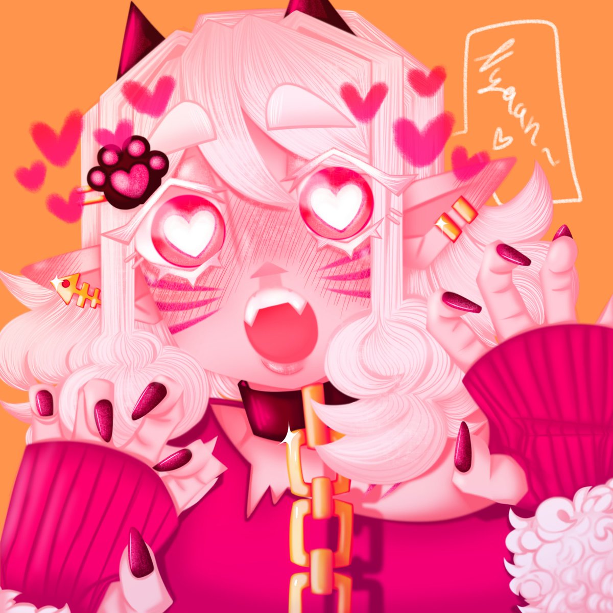 merelysheepy's tweet photo. 「 My lil meow meow 」

•
•
•

#art #drawing #artist #firealpaca #digitalart #digitaldrawing #ibispaint #helltaker #modeus #helltakermodeus #halloween https://t.co/t3FoUdKepa