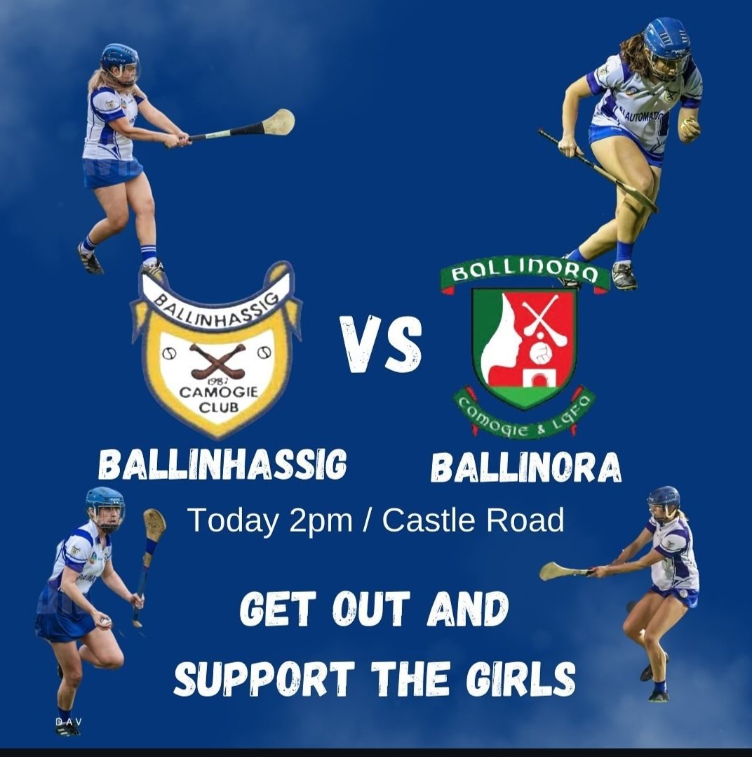🔵⚪All roads lead to Castle Road today for 2pm. Come out and support the girls in their quest to bring the cup back to the village. Up The Blues 🔵⚪