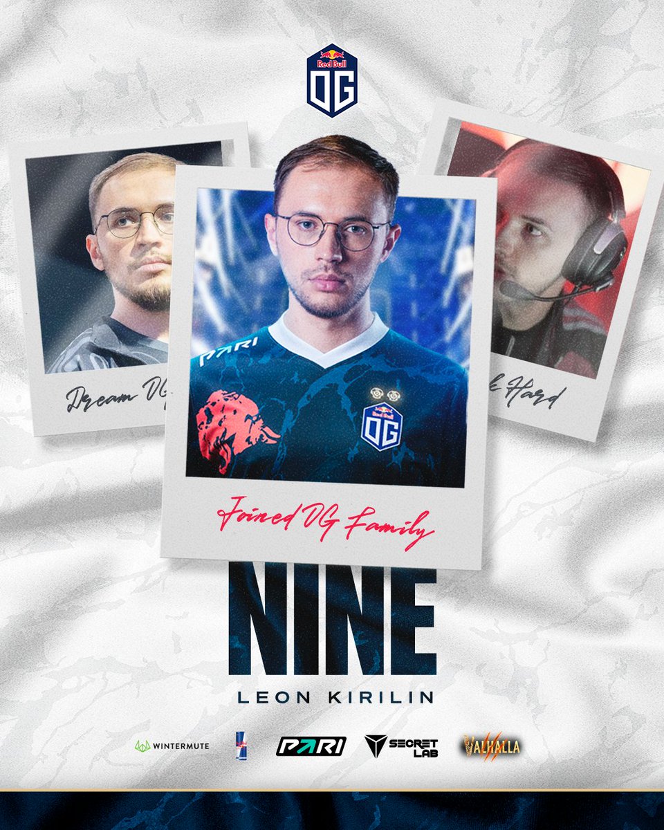 OGesports's tweet photo. New day, new officially signed member of OG.

TI11 winner joins the gang.
WELCOME ON BOARD @RAX_Nine 9⃣ https://t.co/RMCO68JFdH