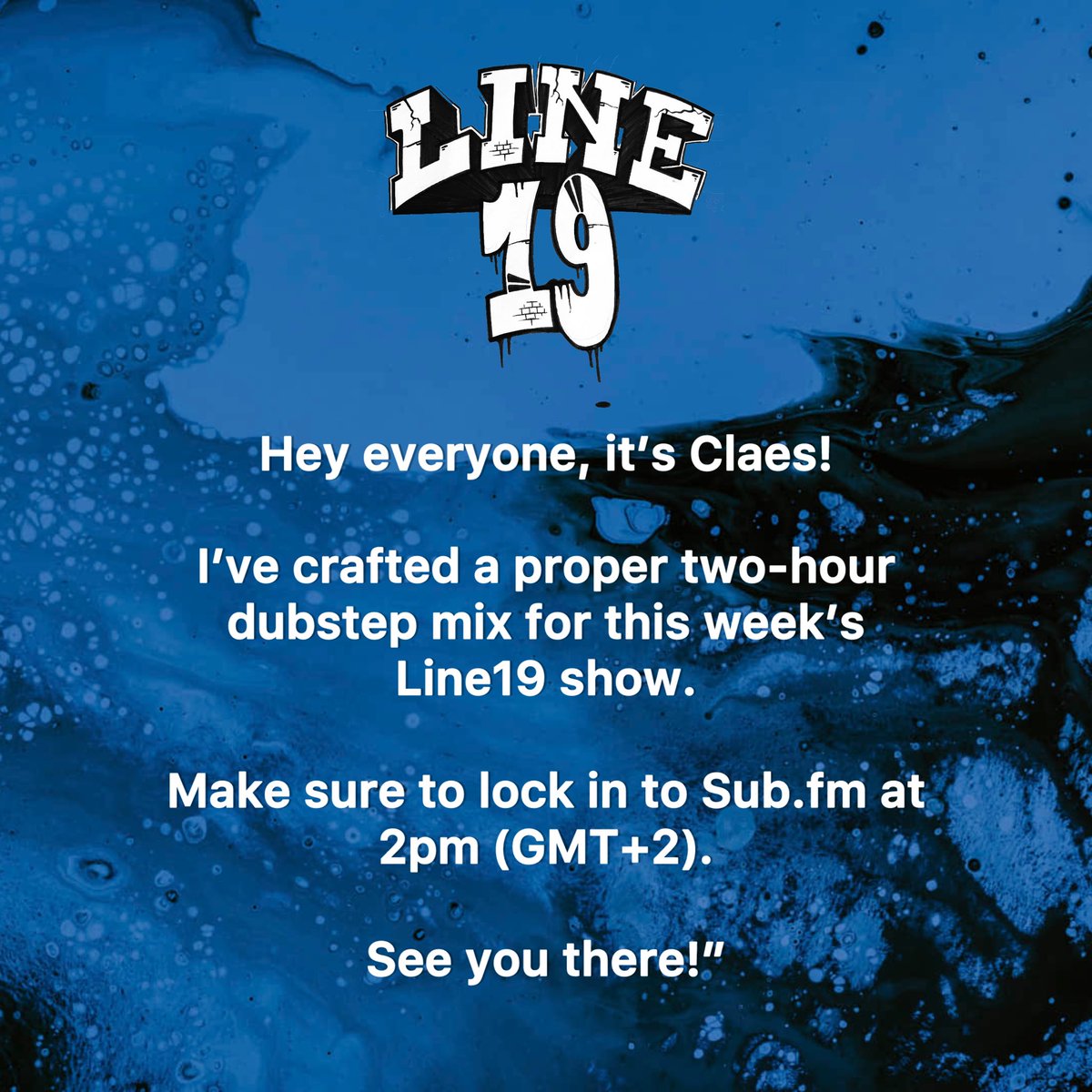 If you like bass ➡️ sub.fm
The show starts in 1.5 hours.