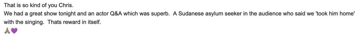 Springwritenow's tweet image. Well, this brought me utter joy. What a show.

Please, go and see Slave: A Question of Freedom at @RiversideLondon - it'll change you, I promise.

riversidestudios.co.uk/see-and-do/sla…