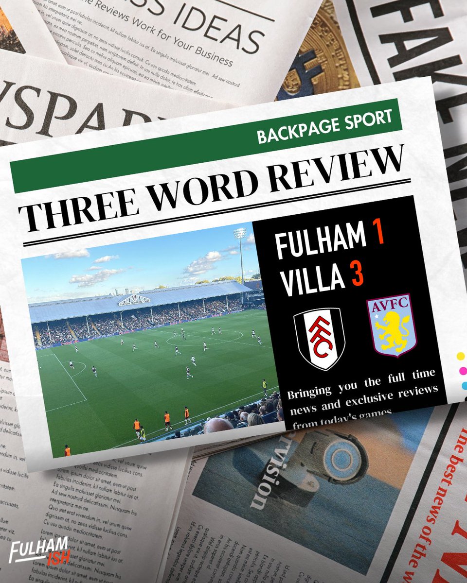 Fulhamish tweet media