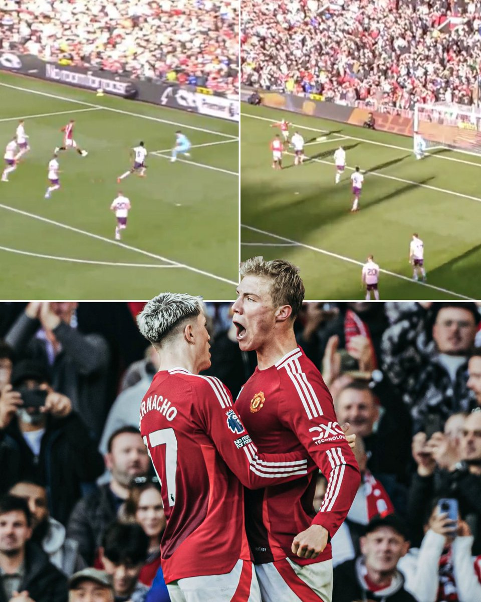 ESPNUK's tweet photo. Alejandro Garnacho and Rasmus Højlund completed Man United’s comeback vs. Brentford as the youngest players on the pitch 👏

Starboys ✨ https://t.co/9ZP93Ktpi8