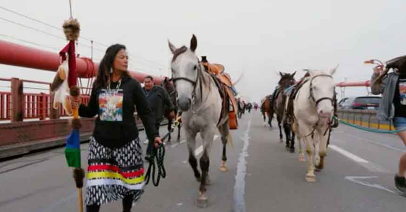 NewsSlingshot's tweet photo. 🚨😱BREAKING EXCLUSIVE: Federal Police Assault Native Americans, Threaten To KILL Their ‘Spirit Horses’ On Trail Of Truth Pilgrimage To D.C.

What do YOU think of this assault on the Muwekma Ohlone?

Let us know in the comments, and follow @NewsSlingshot for more! ⬇️