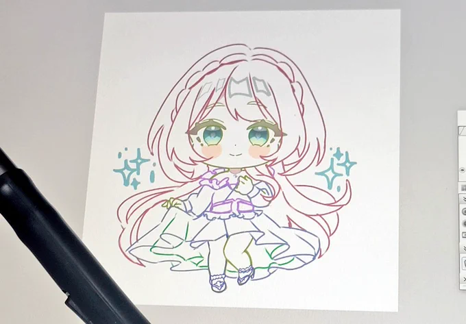 ラフ完成までもう少し 