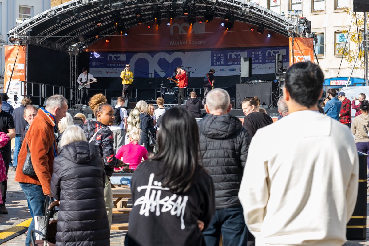 More photos from a wonderful day here in #Northampton as the community comes together to celebrate the reopening of the new-look Market Square.

The fun continues into the evening with our headliners The Magic of ABBA at 7pm, and lots more planned for tomorrow too.