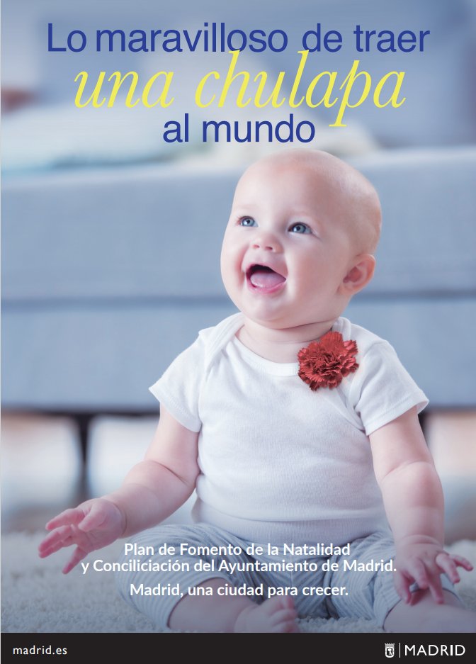 fernandezsj's tweet photo. "Lo maravilloso de traer un chulapo o chulapa al mundo" 

Apostamos por la vida🍼 https://t.co/MAAgAOuOz0
