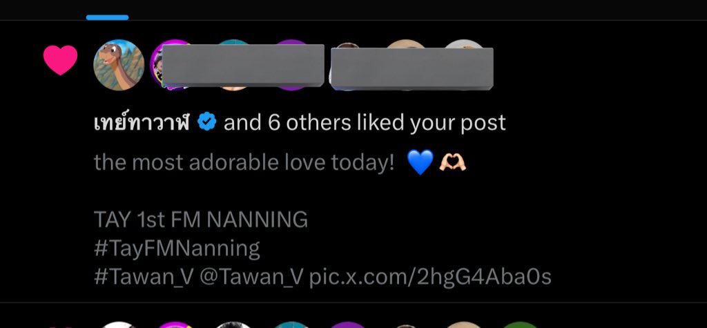 nyuwity's tweet image. tay like my post! tay like my post 😭😭😭😭💙💙💙

/literally still shaking when saw his acc omggg jahahgsgafshs
#Tawan_V @Tawan_V