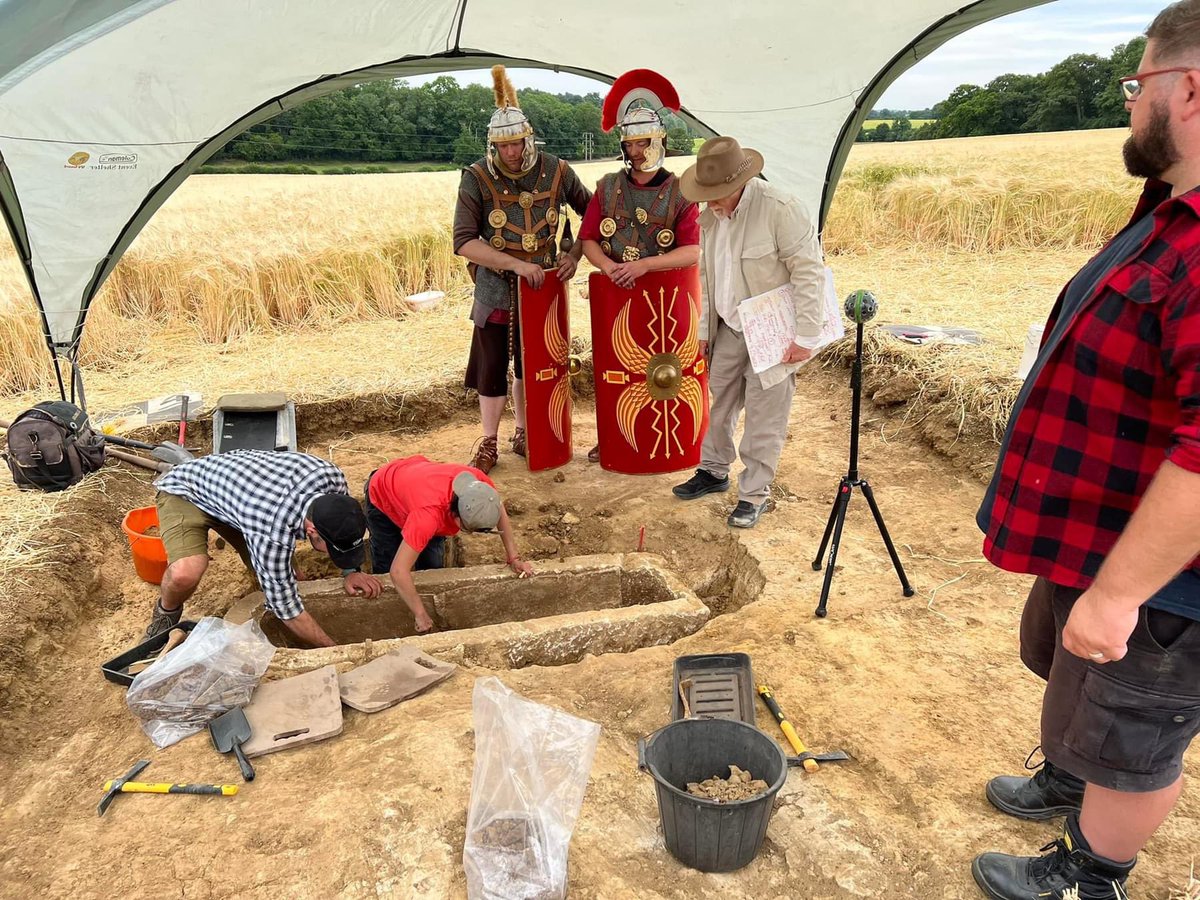 jonathanboakes's tweet photo. International Archaeology Day - we’ve worked at some great sites, here’s a few. Roman Sarcophagus in Oxfordshire, exploring the Fogou at Boden, a whopping great stone at Avebury and scanning finds at Cotswold Archaeology. #archaeology #tech #shadowtor #avebury #romans https://t.co/J1LjXlKjlS