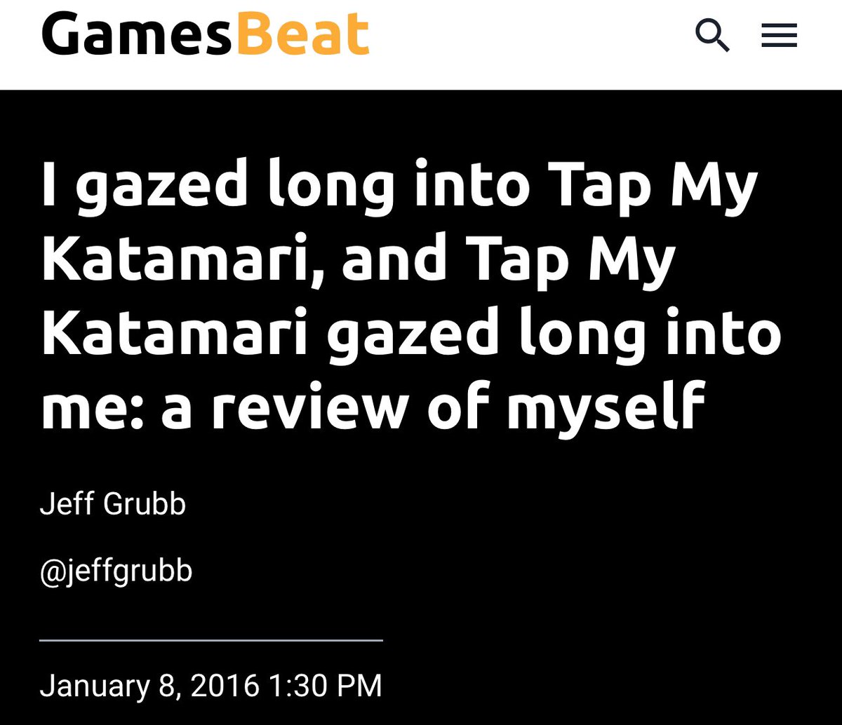 I worked in mobile games for several years…

This review of an idle incremental clicker I worked on that caused the reviewer to have a personal crisis will always stand out as the most humorous &amp; brutal meta-critique of something I’ve ever worked on lol.

venturebeat.com/games/i-gazed-…