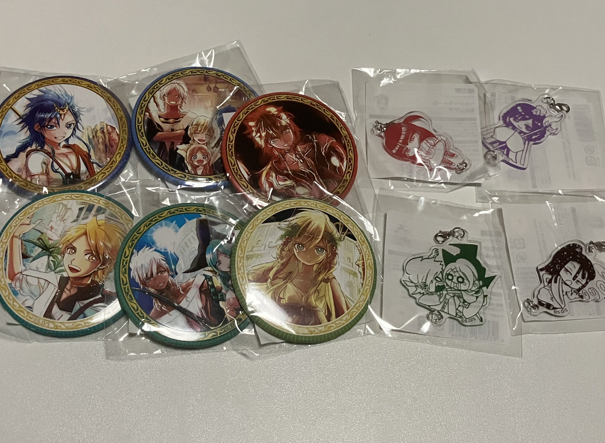 マギ くじ引き堂 缶バッジ つながっちゃーむ