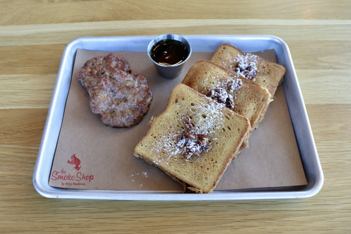 Join us TOMORROW for BBQ BRUNCH &amp; THE PATRIOTS GAME only at The Smoke Shop East Boston! 🍳 🏈 

Our new BBQ Brunch features dishes such as Brisket Eggs Benny, Biscuits 'n' Gravy, Baked French Toast, &amp; more.